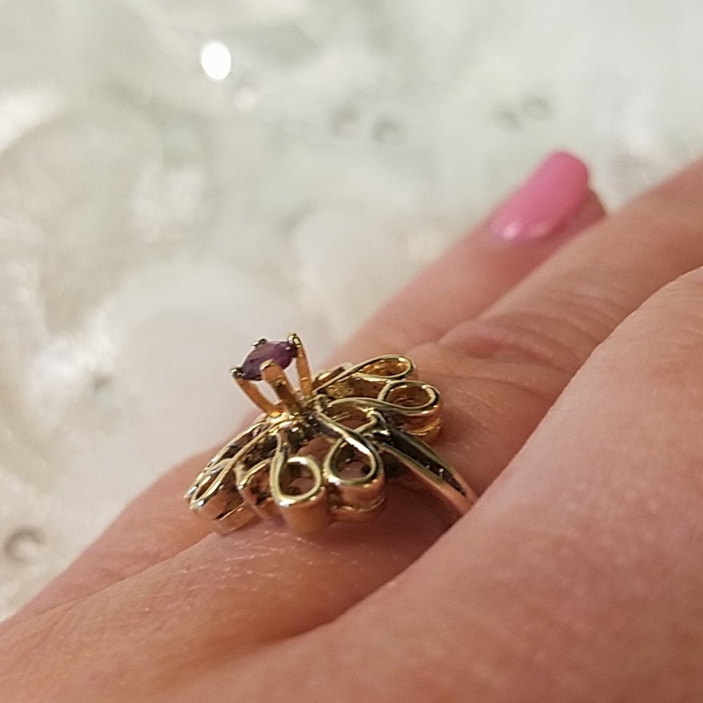 Sterling Silver Ruby Ring - image 4